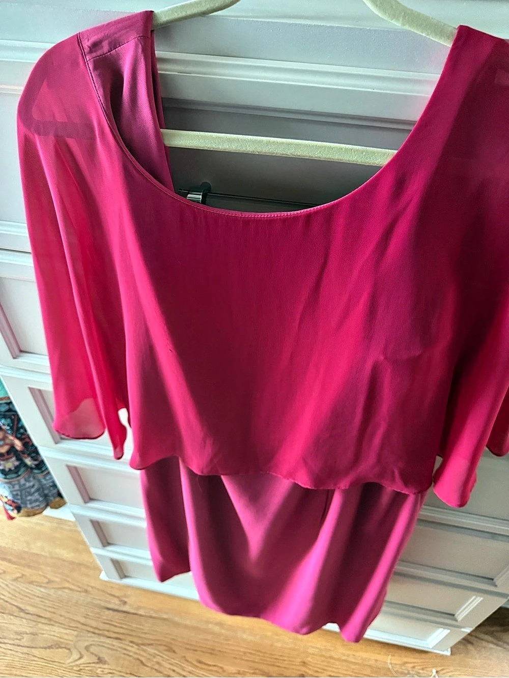 Tahari Arthur S. Levine Women's Pink Midi Dress Size 16W